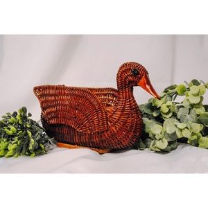 Wicker Duck Basket
